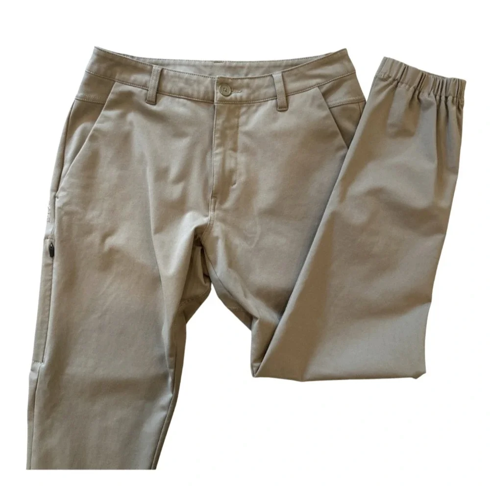 BYLT Premium Basics EVERYDAY JOGGER PANTS Slim Fit Hybrid Stretch Chinos 33x28